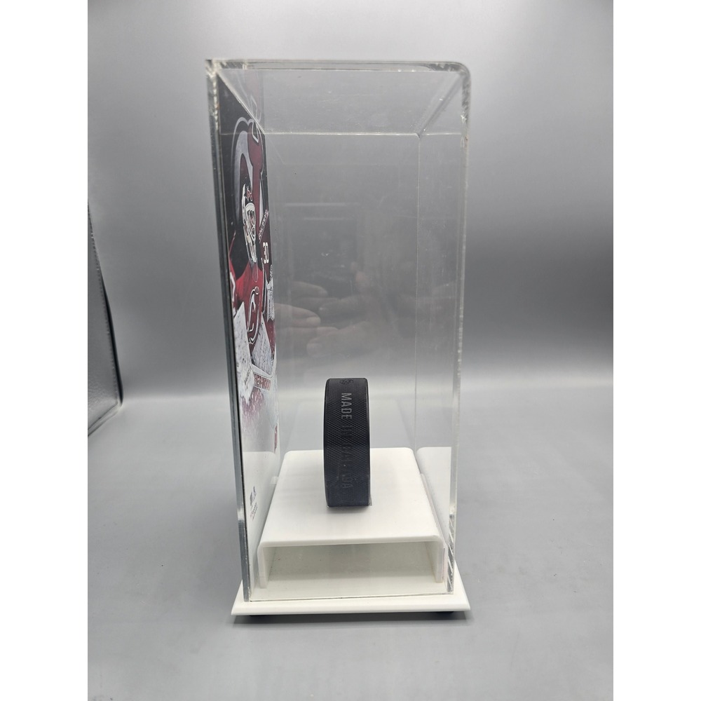 Authentic Fanatics Martin Brodeur NJ Devils Retirement Night Hockey Puck Case - Picture 2 of 13